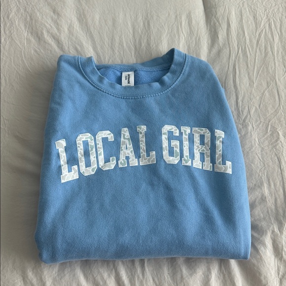 Blue 'Local Girl' Sweatshirt - Picture 4 of 4